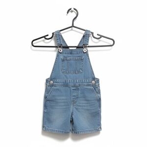6/20🥳 George Denim Short Overalls | Light Wash | Toddler 2T